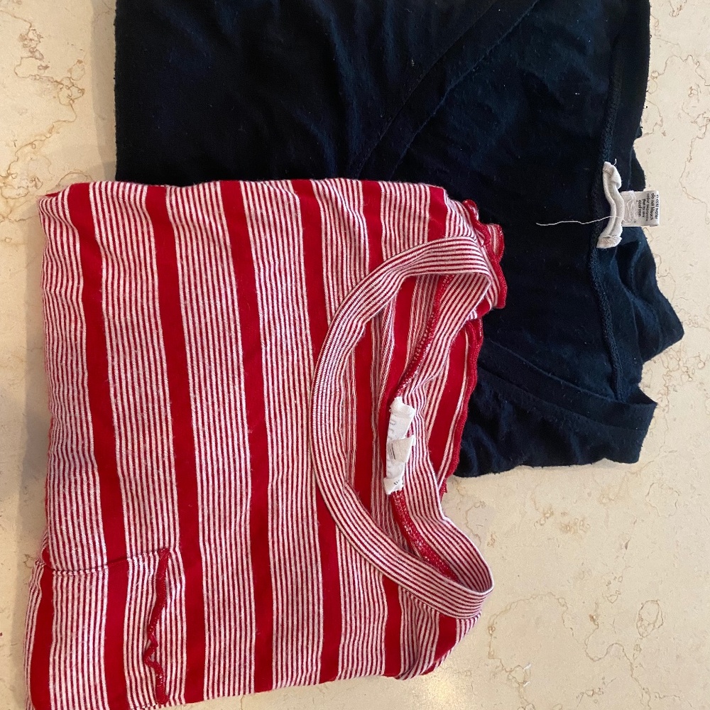 Full Tilt, size medium, two shirts one black one white and red
